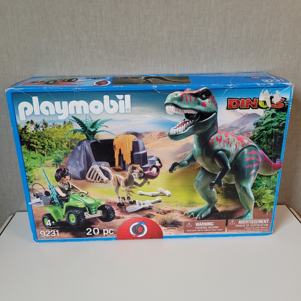 Playmobil Dinos T-Rex Set 9231 - Brand New Factory Sealed (Box Damage)